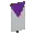 Invicon Purple Inverted Chevron Banner.png: Inventory sprite for Purple Inverted Chevron Banner in Minecraft as shown in-game linking to Banner with description: Banner Purple Inverted Chevron
