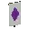 Invicon Purple Lozenge Banner.png: Inventory sprite for Purple Lozenge Banner in Minecraft as shown in-game linking to Banner with description: Banner Purple Lozenge
