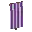 Invicon Purple Paly Banner.png: Inventory sprite for Purple Paly Banner in Minecraft as shown in-game linking to Banner with description: Banner Purple Paly
