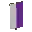 Invicon Purple Per Pale Inverted Banner.png: Inventory sprite for Purple Per Pale Inverted Banner in Minecraft as shown in-game linking to Banner with description: Banner Purple Per Pale Inverted