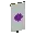 Invicon Purple Roundel Banner.png: Inventory sprite for Purple Roundel Banner in Minecraft as shown in-game linking to Banner with description: Banner Purple Roundel