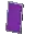 Invicon Purple Shield.png: Inventory sprite for Purple Shield in Minecraft as shown in-game linking to Purple Shield with description: Purple Shield