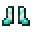 Invicon Quartz Trim Diamond Boots.png: Inventory sprite for Quartz Trim Diamond Boots in Minecraft as shown in-game linking to Quartz Trim Diamond Boots with description: Diamond Boots Upgrade: &nbsp;Armor Trim &nbsp;Quartz Material When on Feet: +3 Armor +2 Armor Toughness