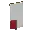 Invicon Red Base Dexter Canton Banner.png: Inventory sprite for Red Base Dexter Canton Banner in Minecraft as shown in-game linking to Banner with description: Banner Red Base Dexter Canton