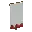 Invicon Red Base Indented Banner.png: Inventory sprite for Red Base Indented Banner in Minecraft as shown in-game linking to Banner with description: Banner Red Base Indented