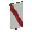 Invicon Red Bend Banner.png: Inventory sprite for Red Bend Banner in Minecraft as shown in-game linking to Banner with description: Banner Red Bend