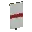 Invicon Red Fess Banner.png: Inventory sprite for Red Fess Banner in Minecraft as shown in-game linking to Banner with description: Banner Red Fess
