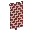Invicon Red Field Masoned Banner.png: Inventory sprite for Red Field Masoned Banner in Minecraft as shown in-game linking to Banner with description: Banner Red Field Masoned