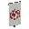 Invicon Red Globe Banner.png: Inventory sprite for Red Globe Banner in Minecraft as shown in-game linking to Banner with description: Banner Red Globe