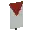 Invicon Red Inverted Chevron Banner.png: Inventory sprite for Red Inverted Chevron Banner in Minecraft as shown in-game linking to Banner with description: Banner Red Inverted Chevron