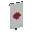 Invicon Red Roundel Banner.png: Inventory sprite for Red Roundel Banner in Minecraft as shown in-game linking to Banner with description: Banner Red Roundel