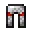 Invicon Redstone Trim Chainmail Leggings.png: Inventory sprite for Redstone Trim Chainmail Leggings in Minecraft as shown in-game linking to Redstone Trim Chainmail Leggings with description: Chainmail Leggings Upgrade: &nbsp;&yArmor Trim &nbsp;Redstone Material When on Legs: +4 Armor