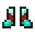 Invicon Redstone Trim Diamond Boots.png: Inventory sprite for Redstone Trim Diamond Boots in Minecraft as shown in-game linking to Redstone Trim Diamond Boots with description: Diamond Boots Upgrade: &nbsp;&yArmor Trim &nbsp;Redstone Material When on Feet: +3 Armor +2 Armor Toughness