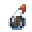 Invicon Splash Potion of Weaving.png: Inventory sprite for Splash Potion of Weaving in Minecraft as shown in-game linking to Splash Potion of Weaving with description: Splash Potion of Weaving Weaving (03:00)