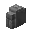 Invicon Stone Brick Wall.png: Inventory sprite for Stone Brick Wall in Minecraft as shown in-game linking to Stone Brick Wall with description: Stone Brick Wall