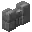 Invicon Stone Brick Wall BE.png: Inventory sprite for Stone Brick Wall in Minecraft as shown in-game with description: Stone Brick Wall