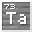 Invicon Tantalum.png: Inventory sprite for Tantalum in Minecraft as shown in-game linking to Tantalum with description: Tantalum