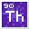 Invicon Thorium.png: Inventory sprite for Thorium in Minecraft as shown in-game linking to Thorium with description: Thorium