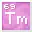 Invicon Thulium.png: Inventory sprite for Thulium in Minecraft as shown in-game linking to Thulium with description: Thulium