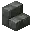 Invicon Tuff Brick Stairs.png: Inventory sprite for Tuff Brick Stairs in Minecraft as shown in-game linking to Tuff Brick Stairs with description: Tuff Brick Stairs