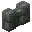 Invicon Tuff Brick Wall BE.png: Inventory sprite for Tuff Brick Wall in Minecraft as shown in-game with description: Tuff Brick Wall
