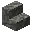 Invicon Tuff Stairs.png: Inventory sprite for Tuff Stairs in Minecraft as shown in-game linking to Tuff Stairs with description: Tuff Stairs