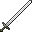 Invicon Ultra-Long Iron Sword.png: Inventory sprite for Ultra-Long Iron Sword in Minecraft as shown in-game with description: Ultra-Long Iron Sword