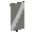 Invicon White Bend Sinister Banner.png: Inventory sprite for White Bend Sinister Banner in Minecraft as shown in-game linking to Banner with description: Banner White Bend Sinister