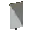 Invicon White Per Bend Inverted Banner.png: Inventory sprite for White Per Bend Inverted Banner in Minecraft as shown in-game linking to Banner with description: Banner White Per Bend Inverted