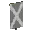 Invicon White Saltire Banner.png: Inventory sprite for White Saltire Banner in Minecraft as shown in-game linking to Banner with description: Banner White Saltire