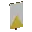 Invicon Yellow Chevron Banner.png: Inventory sprite for Yellow Chevron Banner in Minecraft as shown in-game linking to Banner with description: Banner Yellow Chevron
