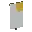 Invicon Yellow Chief Sinister Canton Banner.png: Inventory sprite for Yellow Chief Sinister Canton Banner in Minecraft as shown in-game linking to Banner with description: Banner Yellow Chief Sinister Canton
