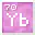 Invicon Ytterbium.png: Inventory sprite for Ytterbium in Minecraft as shown in-game linking to Ytterbium with description: Ytterbium