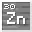 Invicon Zinc.png: Inventory sprite for Zinc in Minecraft as shown in-game linking to Zinc with description: Zinc