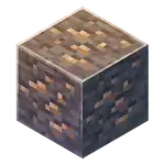 Iron ore as it appeared in Minecraft Earth.