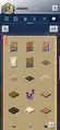 The items tab of the journal