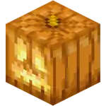 Jack o'Lantern (S) BE.png: Infobox image for Jack o'Lantern the block in Minecraft