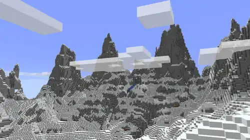 Jagged Peaks 1.18.png: Infobox image for Jagged Peaks the biome in Minecraft