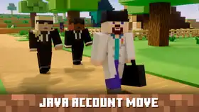 Java Account Move A Fun Visit From Dinnerbone Thumbnail.jpg: Infobox image for Java Account Move the video in Minecraft