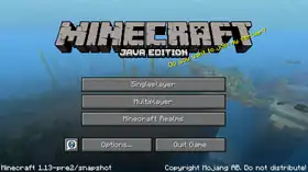 Java Edition 1.13-pre2.png: Infobox image for Minecraft 1.13-pre2 the version in Minecraft