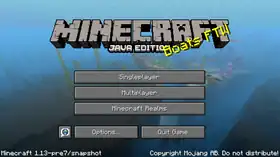 Java Edition 1.13-pre7.png: Infobox image for Minecraft 1.13-pre7 the version in Minecraft