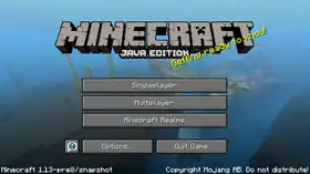 Java Edition 1.13-pre8.png: Infobox image for Minecraft 1.13-pre8 the version in Minecraft