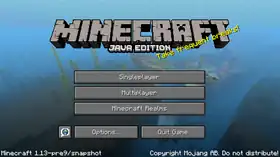 Java Edition 1.13-pre9.png: Infobox image for Minecraft 1.13-pre9 the version in Minecraft