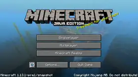 Java Edition 1.13.1-pre1.png: Infobox image for 1.13.1-pre1 the version in Minecraft