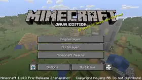 Java Edition 1.14.3 Pre-Release 2.png: Infobox image for Minecraft 1.14.3 Pre-Release 2 the version in Minecraft