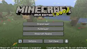 Java Edition 1.15 Pre-release 1.png: Infobox image for Minecraft 1.15 Pre-release 1 the version in Minecraft