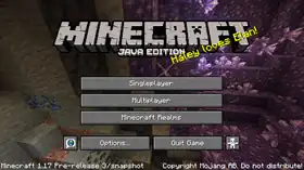 Java Edition 1.17 Pre-release 3.png: Infobox image for Minecraft 1.17 Pre-release 3 the version in Minecraft