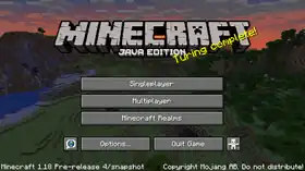 Java Edition 1.18 Pre-release 4.png: Infobox image for Minecraft 1.18 Pre-release 4 the version in Minecraft