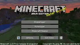 Java Edition 1.18 Pre-release 8.png: Infobox image for Minecraft 1.18 Pre-release 8 the version in Minecraft