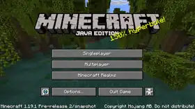Java Edition 1.19.1 Pre-release 2.png: Infobox image for Minecraft 1.19.1 Pre-release 2 the version in Minecraft